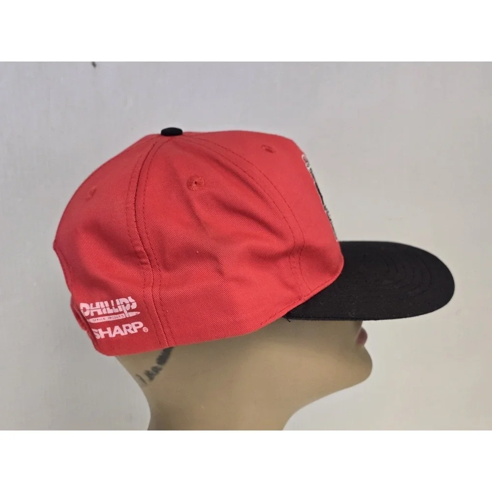 VTG‎ 90s Harrisburg Senators MilB SGA SnapBack Hat Red BLACK Minor League